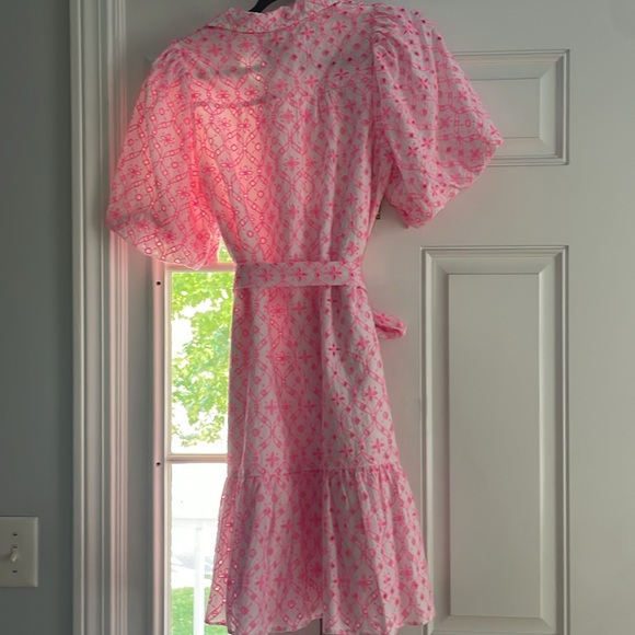 Lilly Pulitzer Cartley Eyelet Shirt Dress Size 6 - Picture 7 of 7